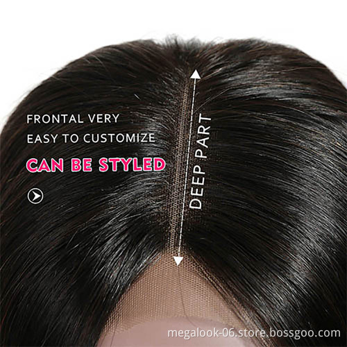 Wholesale Cheap Brazilian Lace Front Wigs Remy 4X4 Lace Wig Virgin Human Hair Short Bob Wigs